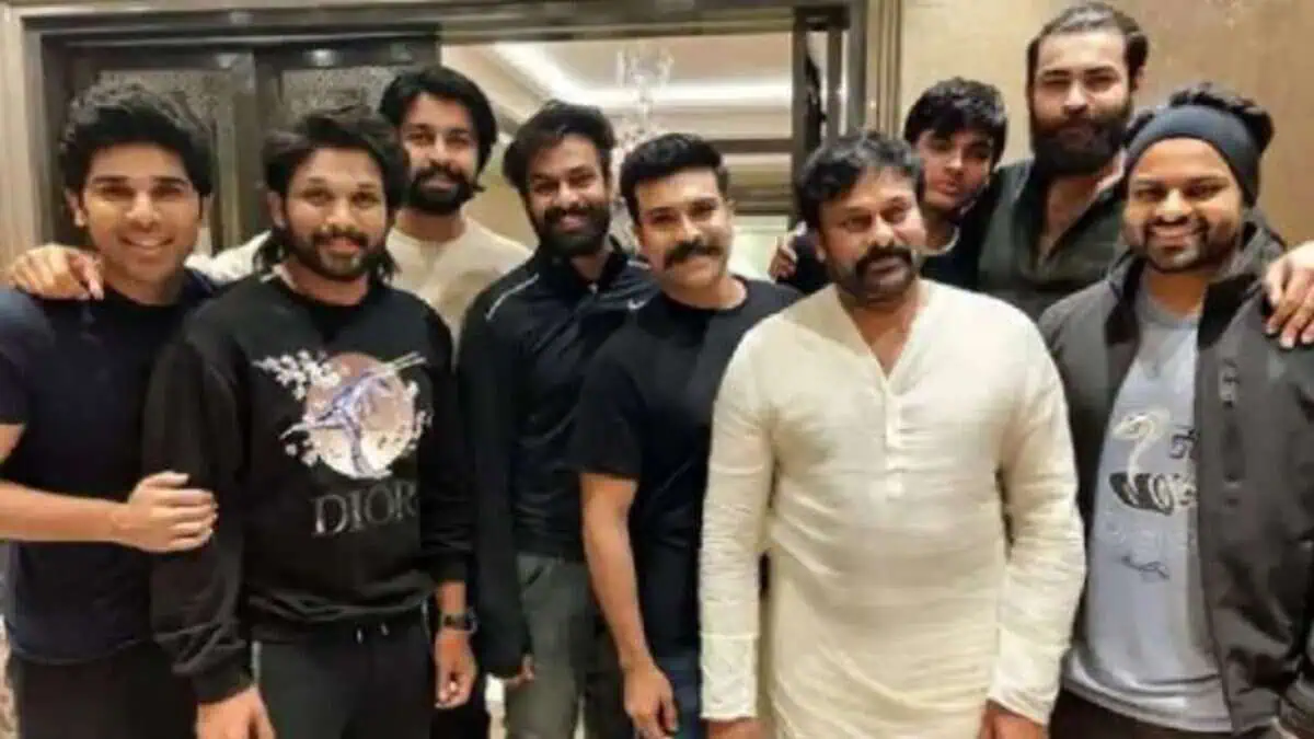 mega-family Allu Arjun's Presence Edited Out