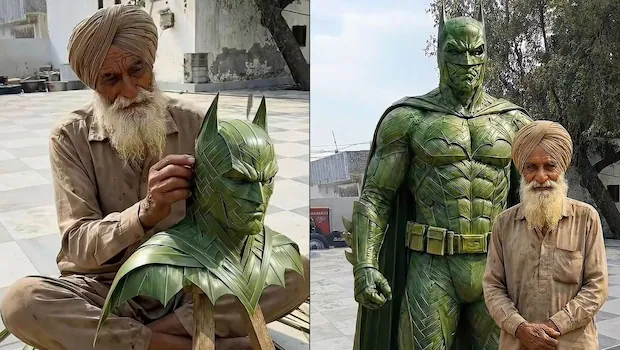 Artisan’s Intricate Batman Sculpture