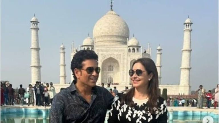 Sachin and Anjali Tendulkar